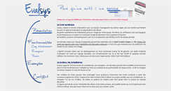 Desktop Screenshot of evalsys-web.com