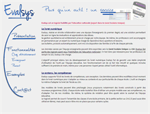 Tablet Screenshot of evalsys-web.com